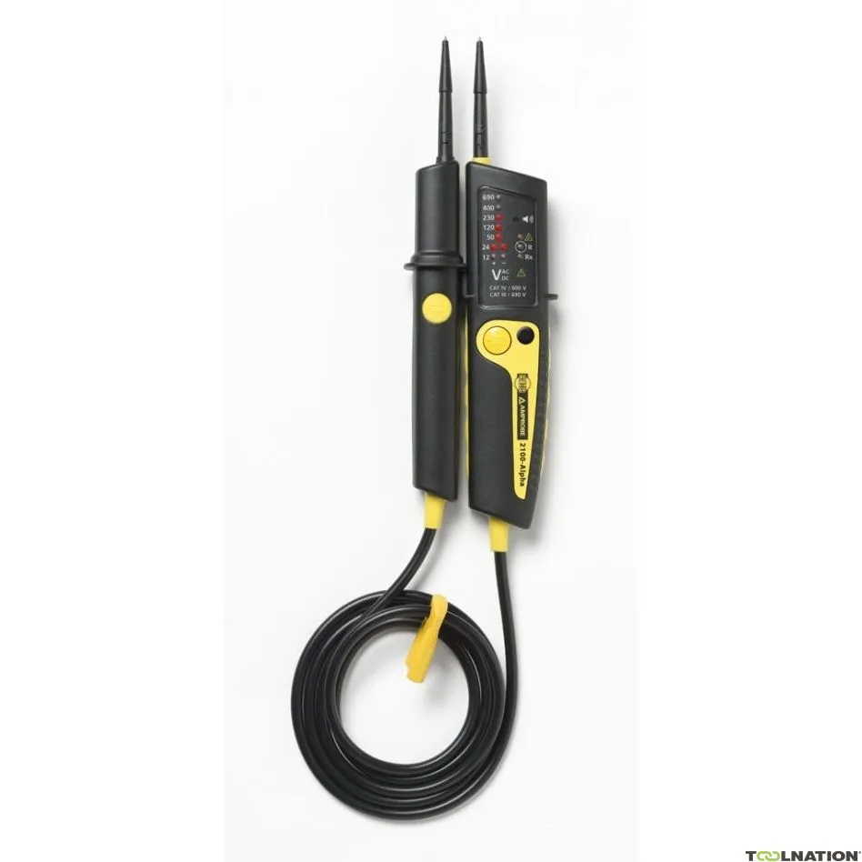 Beha-Amprobe 4312495 2100-ALPHA Tester di tensione bipolare fino a 690V LED
